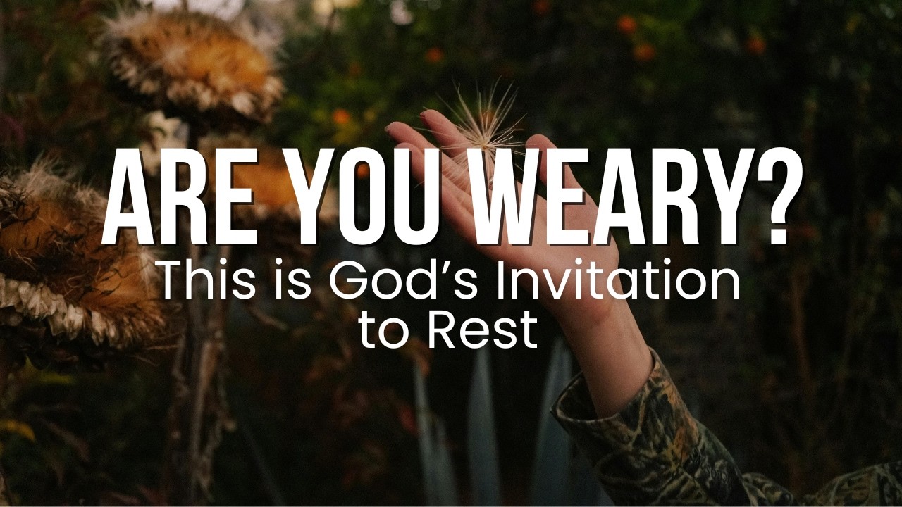 Come and Rest| Matthew 11:28–30 A Guided Devotional and Prayer