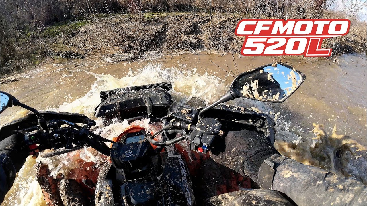 Hai cu CF-urile la... apa! 🛟 ⚓ ATV CF Moto 520L | Can-am 