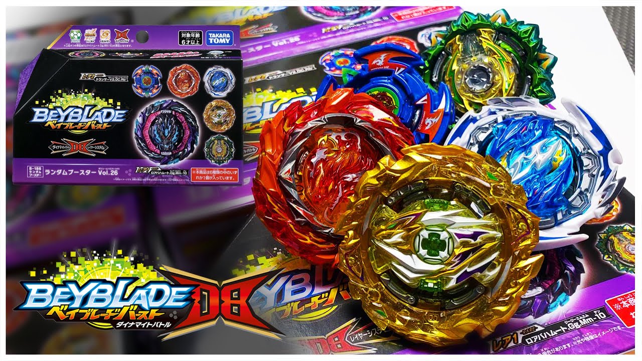 NEW Random Booster Volume 26 Full Set B-186 Review Beyblade Burst Dynamite Battle