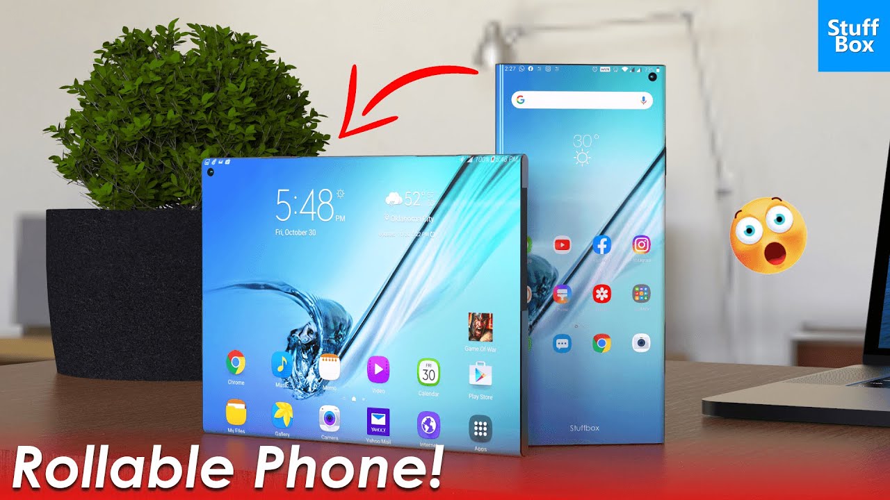World's First Rollable Smartphone Concept!