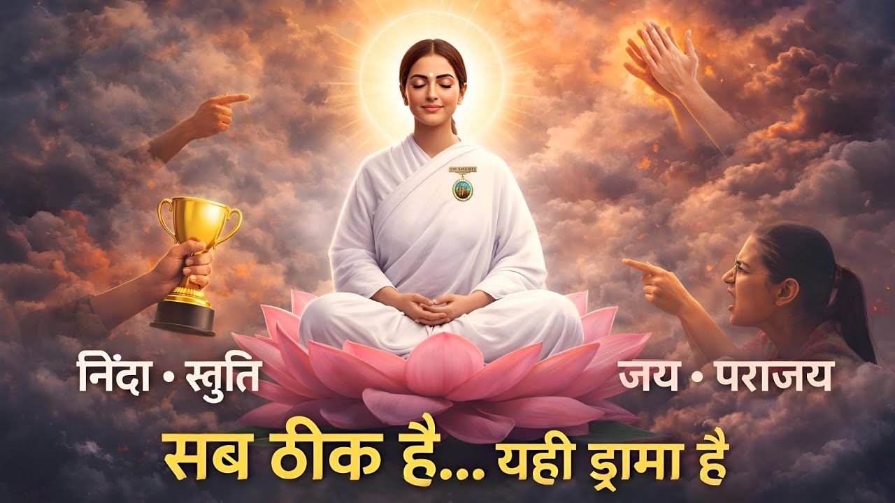 निंदा-स्तुति, जय-पराजय में समान स्थिति | सब ठीक है… यही ड्रामा है | Bapsaman Yogi Song