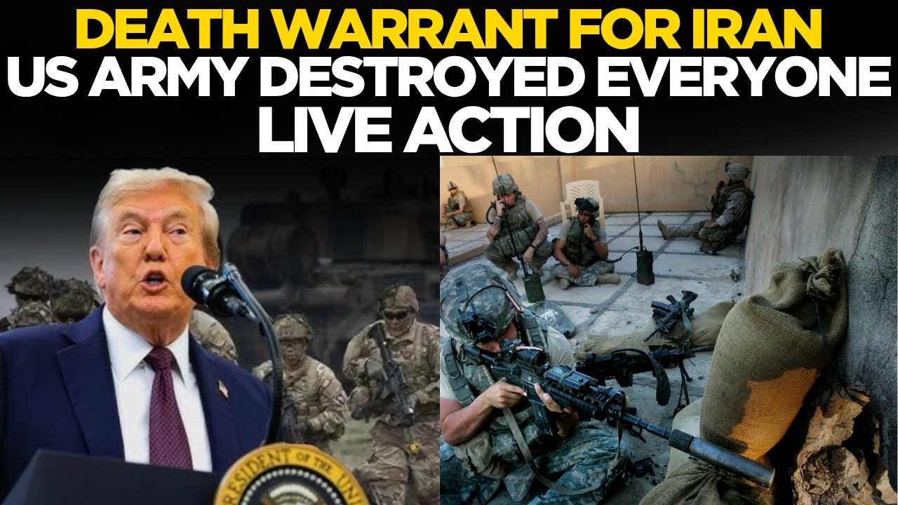 US-IRAN CONFLICT LIVE | President Trump Authorizes Massive Strike on Iran Targets | Trump Live