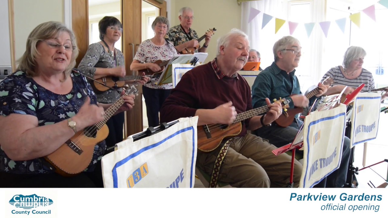 Cumbria County Council - official opening of Parkview Gardens