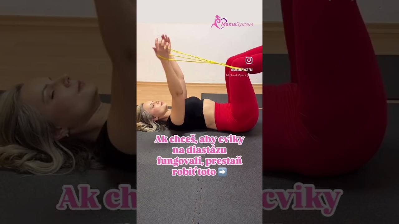 Chceš aby tvoje cviky na diastázu mali zmysel? Vyhni sa tomuto ❌