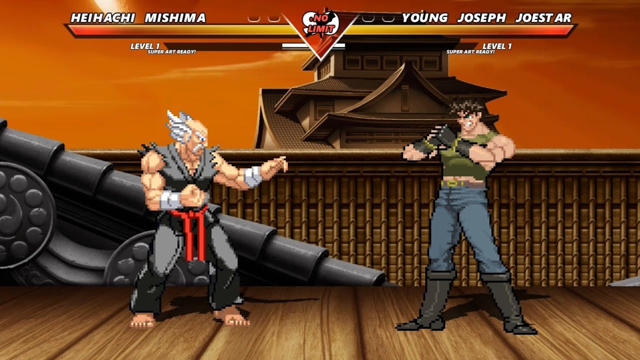 HEIHACHI MISHIMA vs JOSEPH JOESTAR - The highest level of exciting fight !