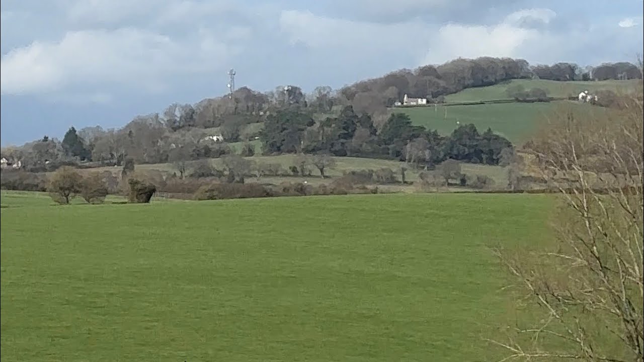 Spring walk to the hill.