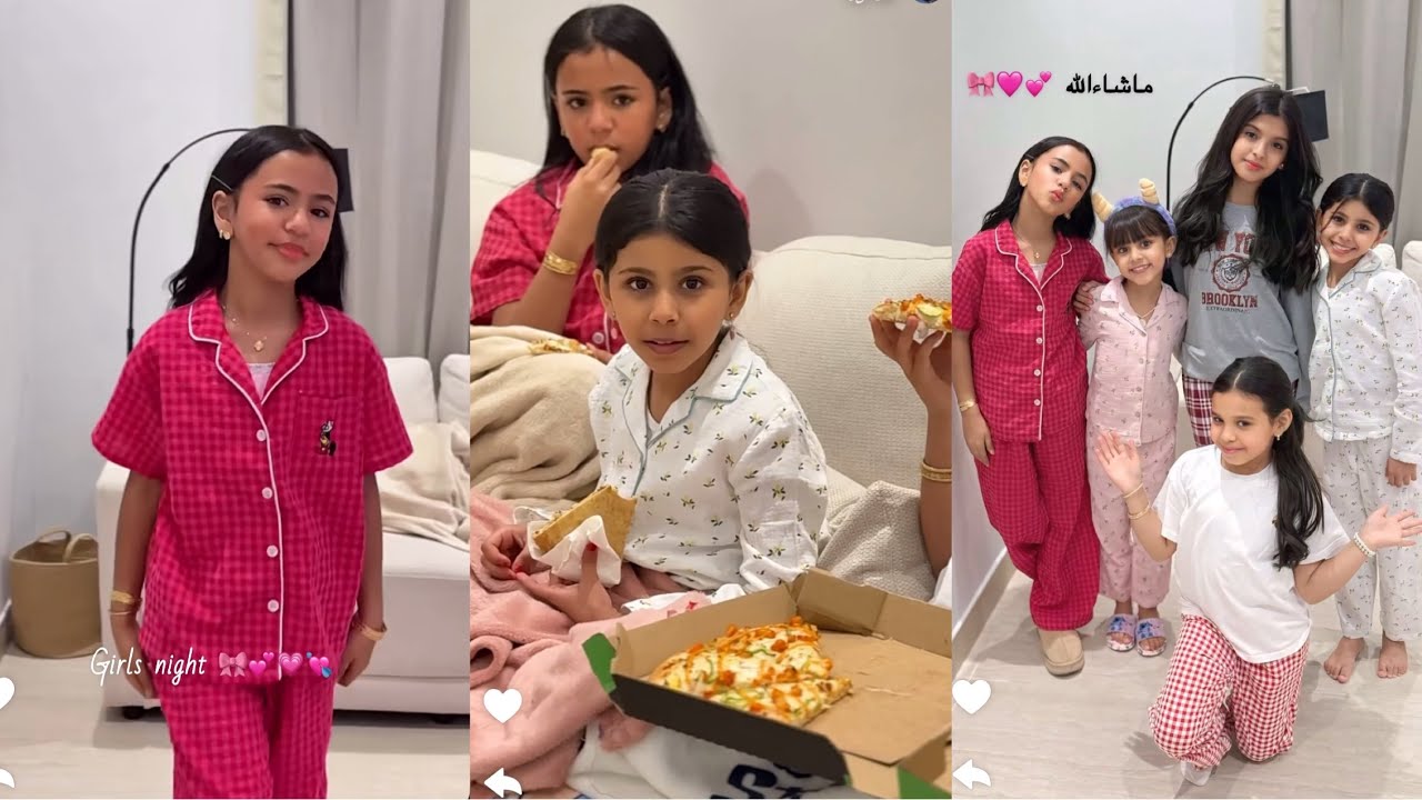 سنابات مروى عبدالعزيز | بيجاما بارتي 💗🎀