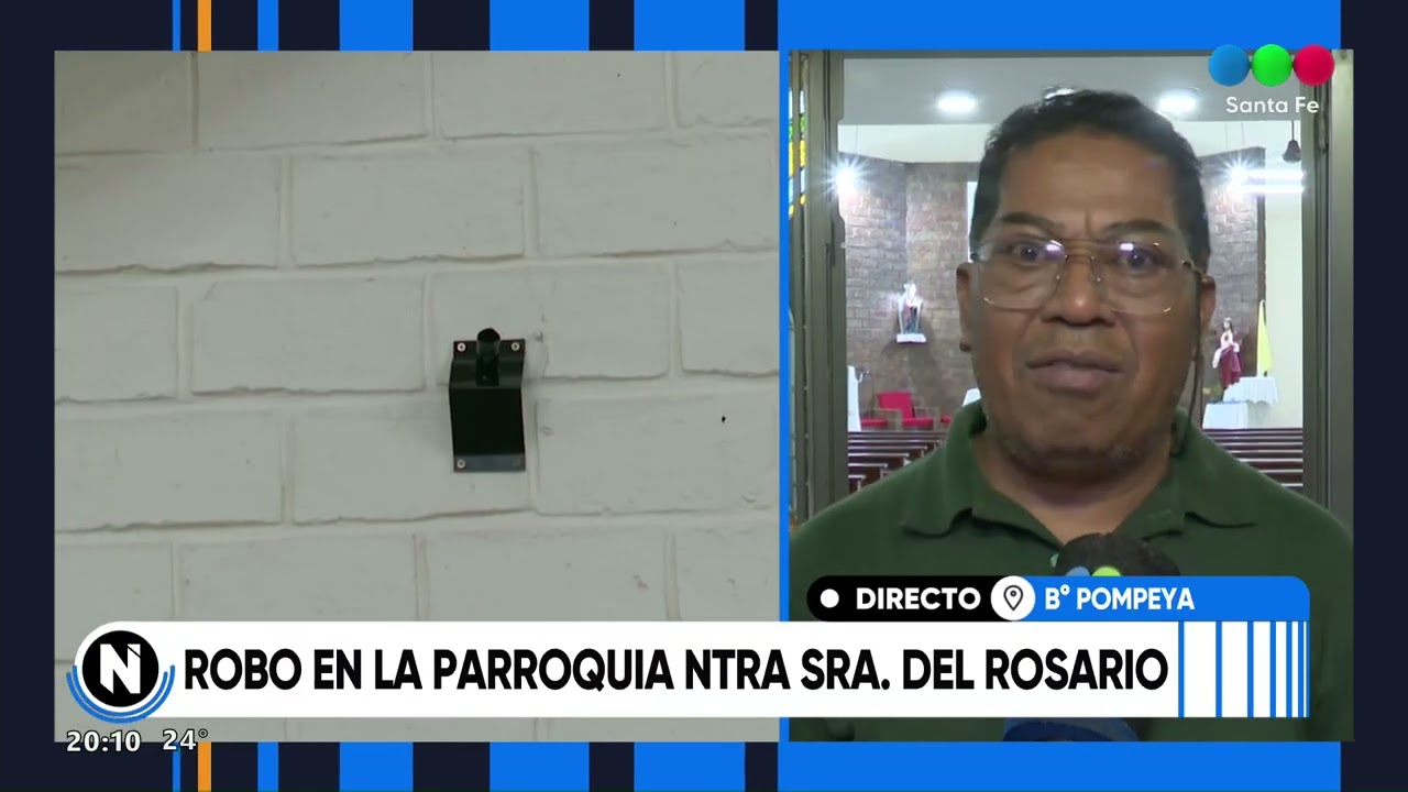 La Parroquia Nuestra Señora del Rosario sufrió un grave robo