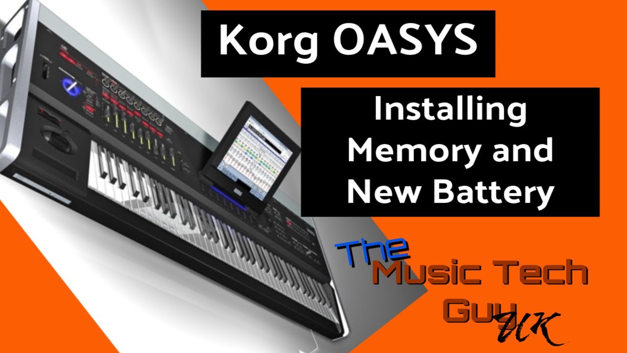 Korg OASYS Installing more memory and a new battery