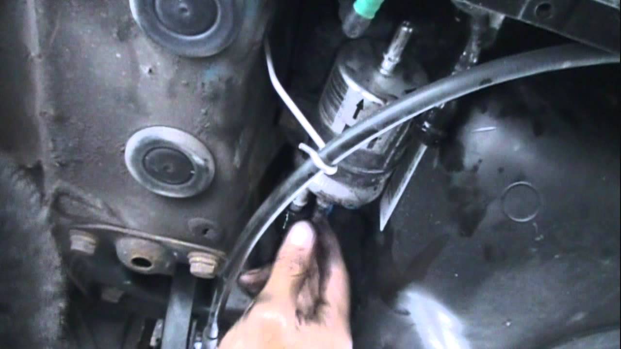 VW MK5 2.5 fuel filter change