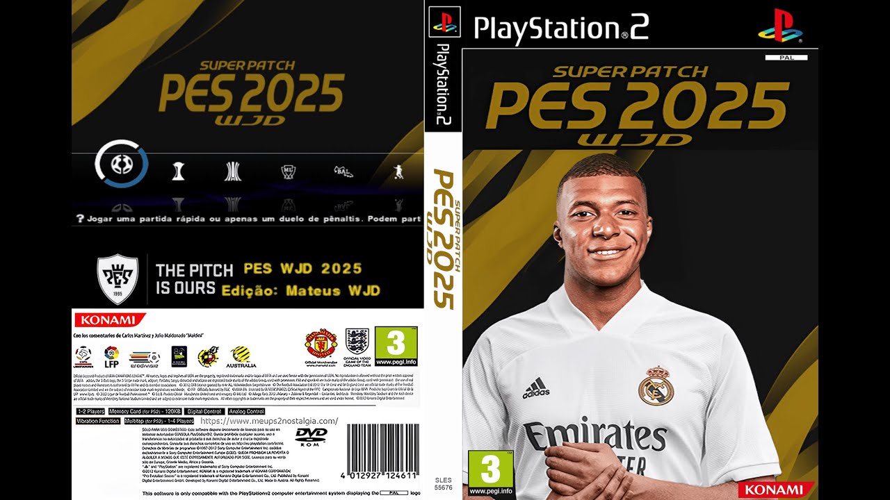 PES eFootball SUPER PATCH WJD 2025 PS2 - ISO DOWNLOAD