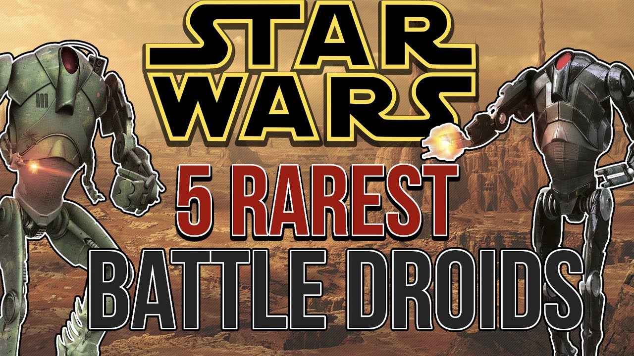 5 RAREST Droids of the Separatist Army (Ft. Eckharts Ladder)