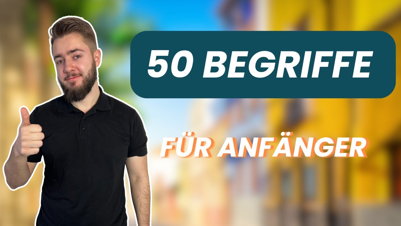 +50 SPANISCHE BEGRIFFE für Anfänger