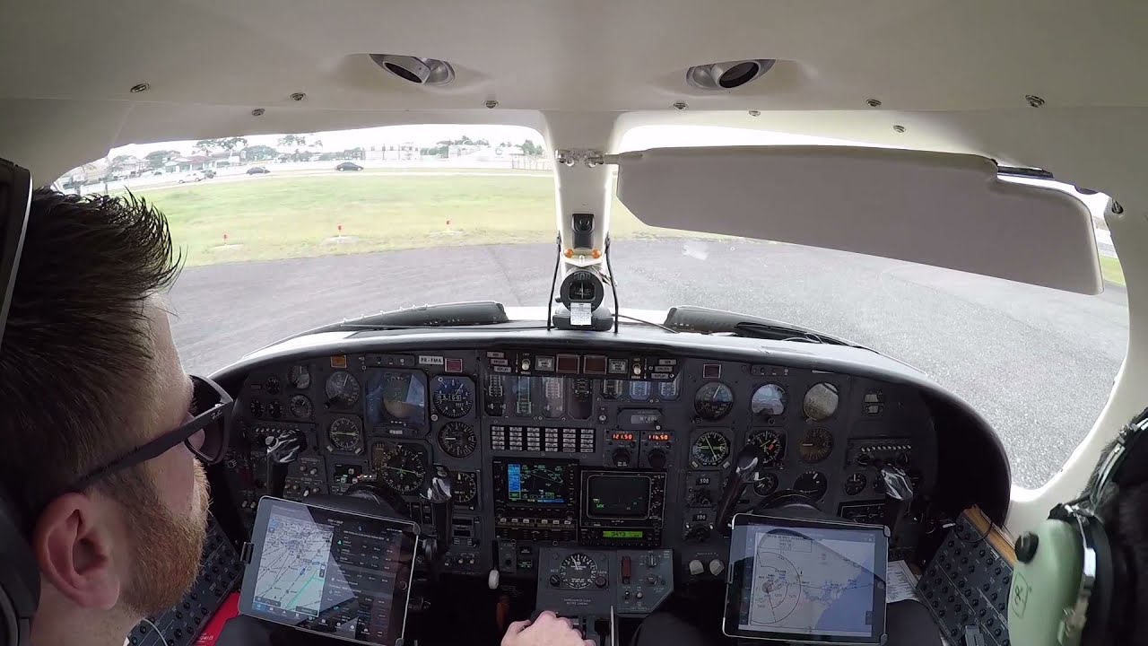 Citation 500 Voo Completo Curitiba - São Paulo