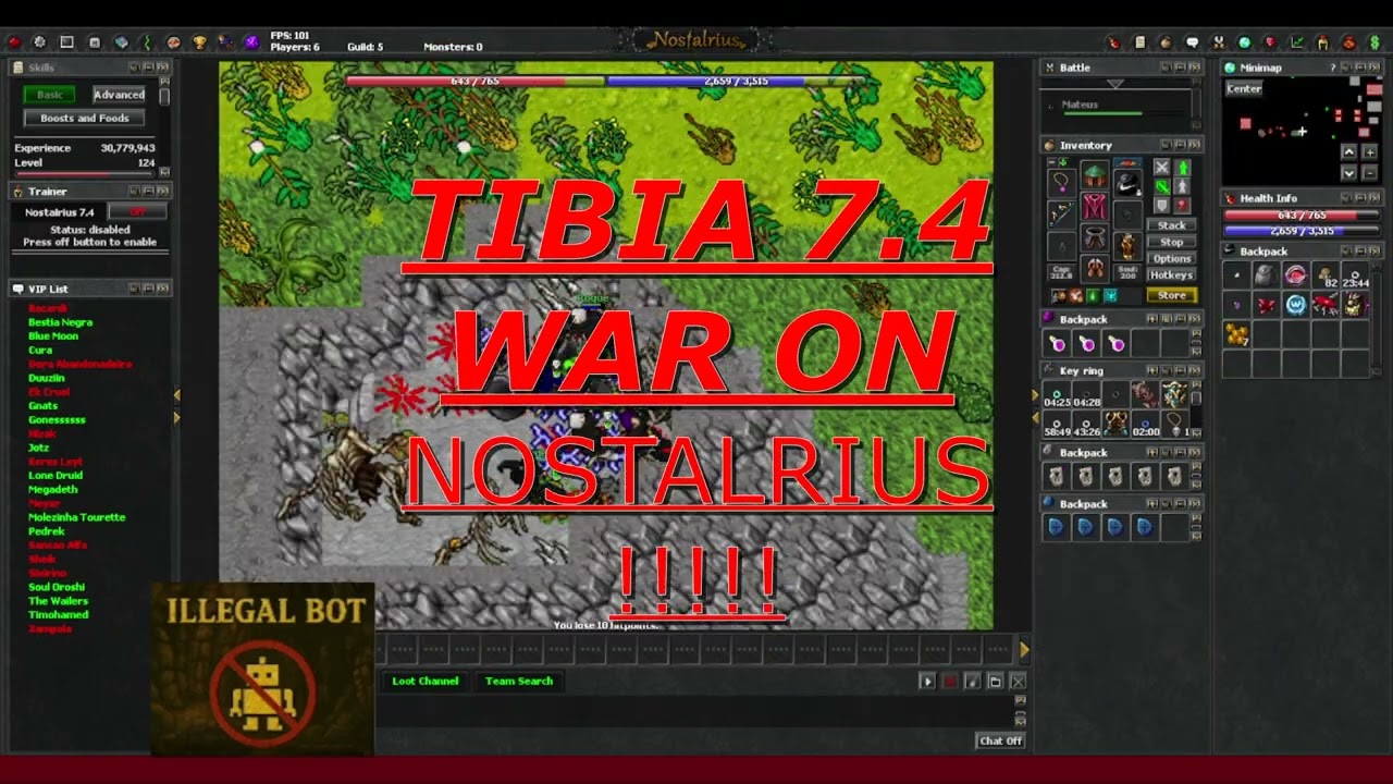 KILLS TIBIA 7.4 - NOSTALRIUS