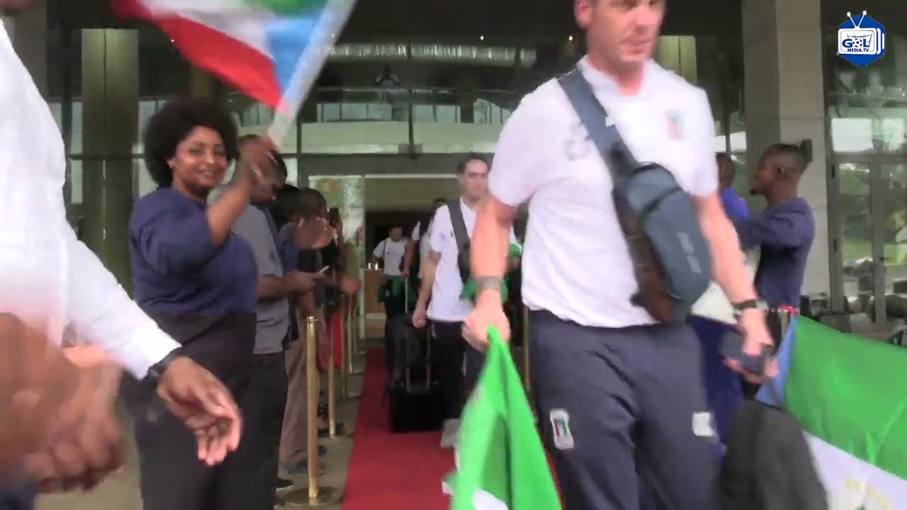 ASÍ FUE LA DESPEDIDA DE LA SELECCION NZALANG NACIONAL EN EL HOTEL DE CONCENTACION, SIPOPO
