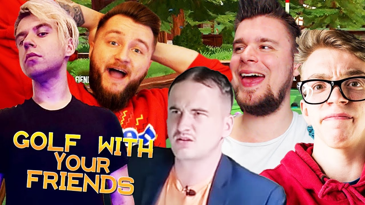 Mandzio + Diabeuu + Dobrodziej + Enigma + Bladii vs MINIGOLF | Golf With Your Friends [#5] | BLADII