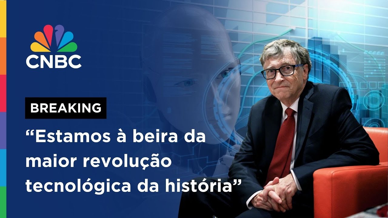 Bill Gates prevê futuro dominado pela IA: saúde, educação e trabalho vão mudar | CNBC BREAKING