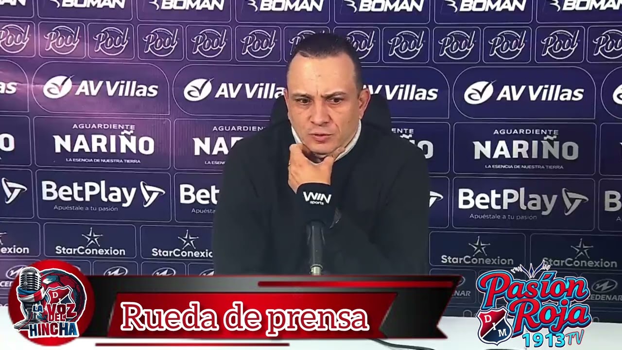 Rueda de prensa del Dim vs Pasto 