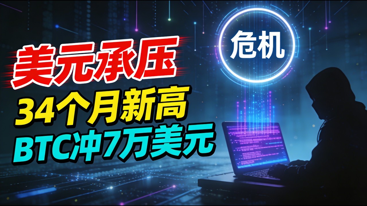 【美元危机】美元承压人民币狂飙！34 个月新高，比特币借势突破 7 万？