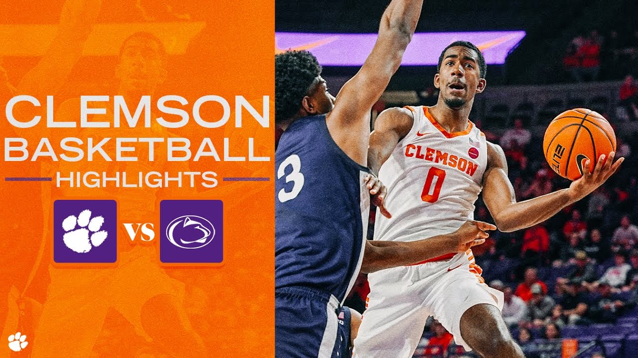 Clemson Men's Basketball || Clemson downs Penn State in double-overtime