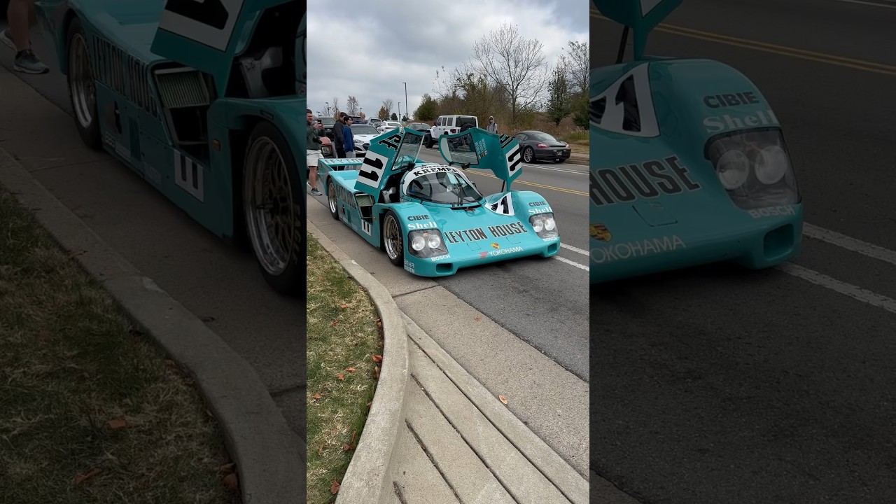 Street parked Porsche 962 