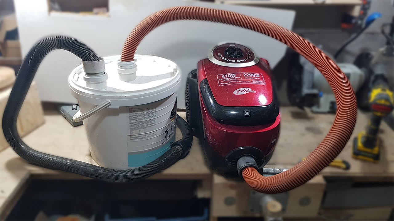 Talaş ve Toz Toplayıcı(siklon) Yapımı // Elektrikli Süpürge // How to make a Dust Collector