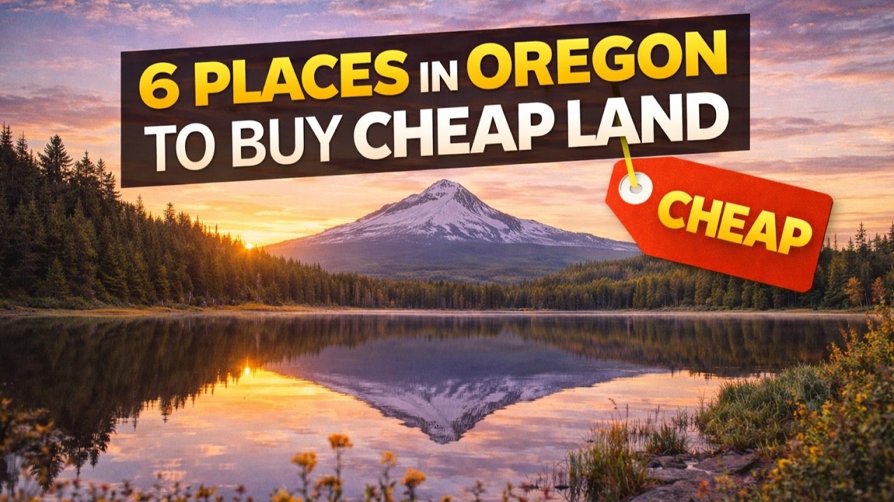 6 Places In Oregon To Buy Cheap Land