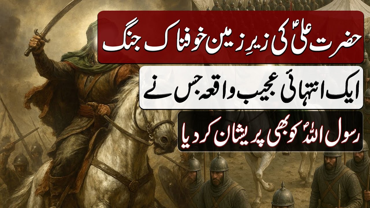 Hazrat Ali ki Zair e Zameen Khoufnaak Jang | حضرت علی کی زیر زمین خوفناک جنگ | Blend of History
