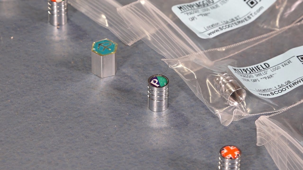 Accessory Tire Valve Caps from Scooterwest.com!