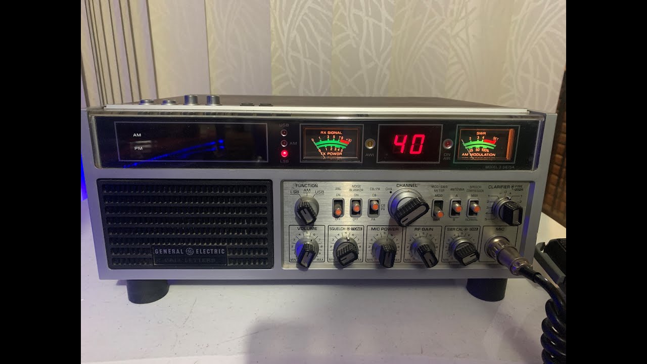 GE SUPER BASE CB RADIO.WILL IT WORK? PART 1.