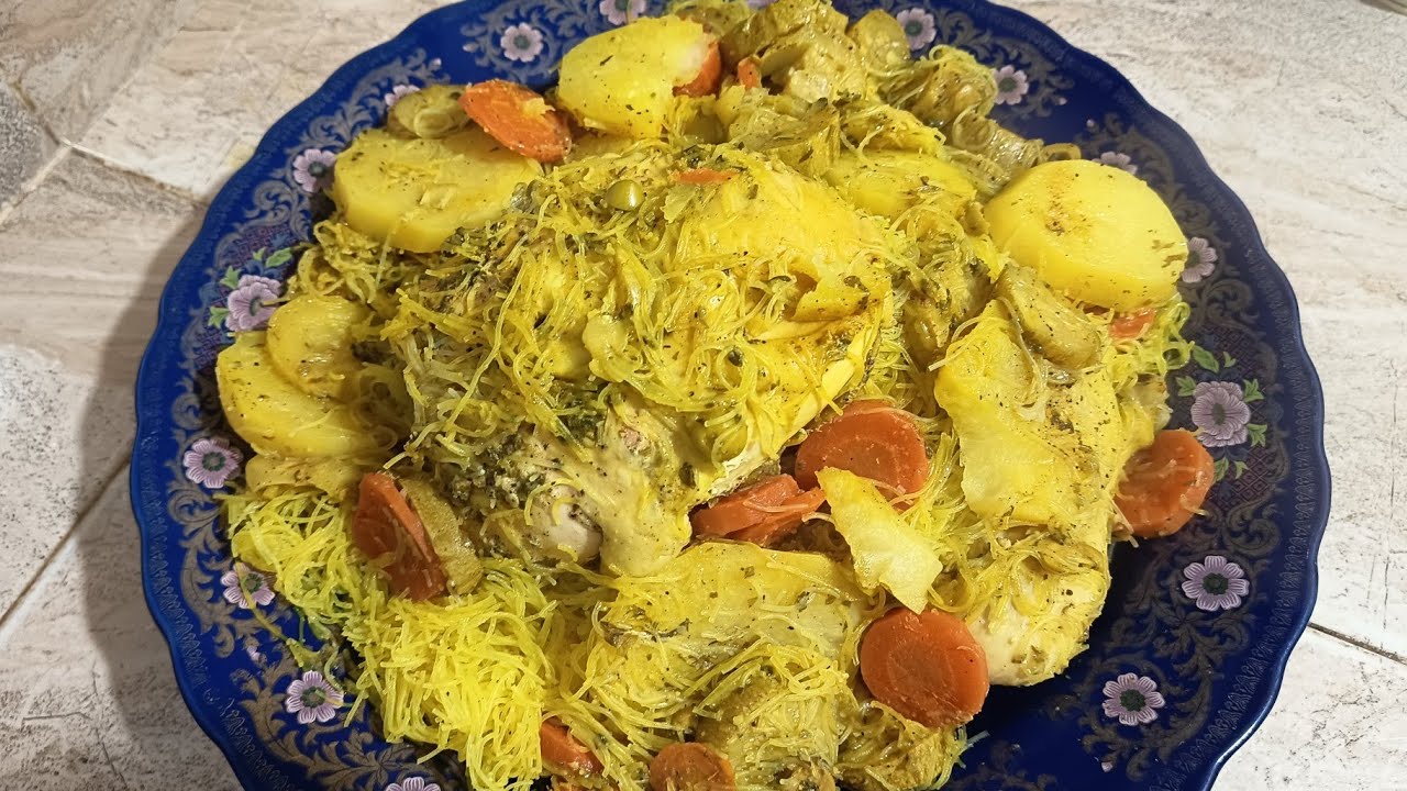 شاركت معكم دجاج 🐔 معمر بالشعرية 🫶 رمضان 🌛