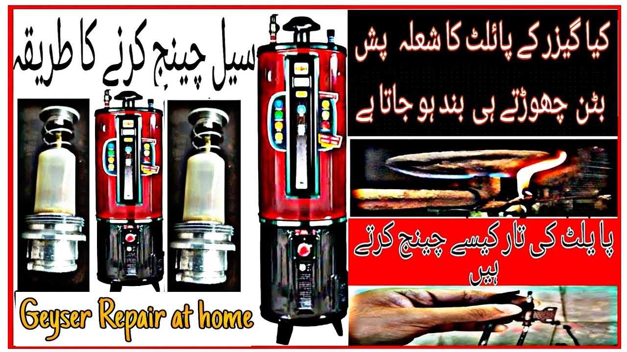 GEYSER NOT TURNING ON | HOW TO CHANGE GEYSER/WATER HEATER CELL/PILOT  WIRE | PUSH BUTTON REPAIR