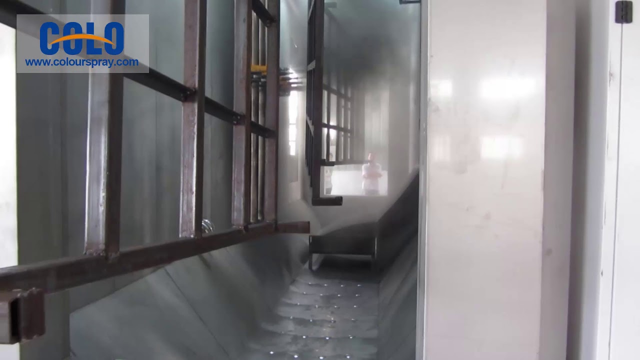 door powder coating line