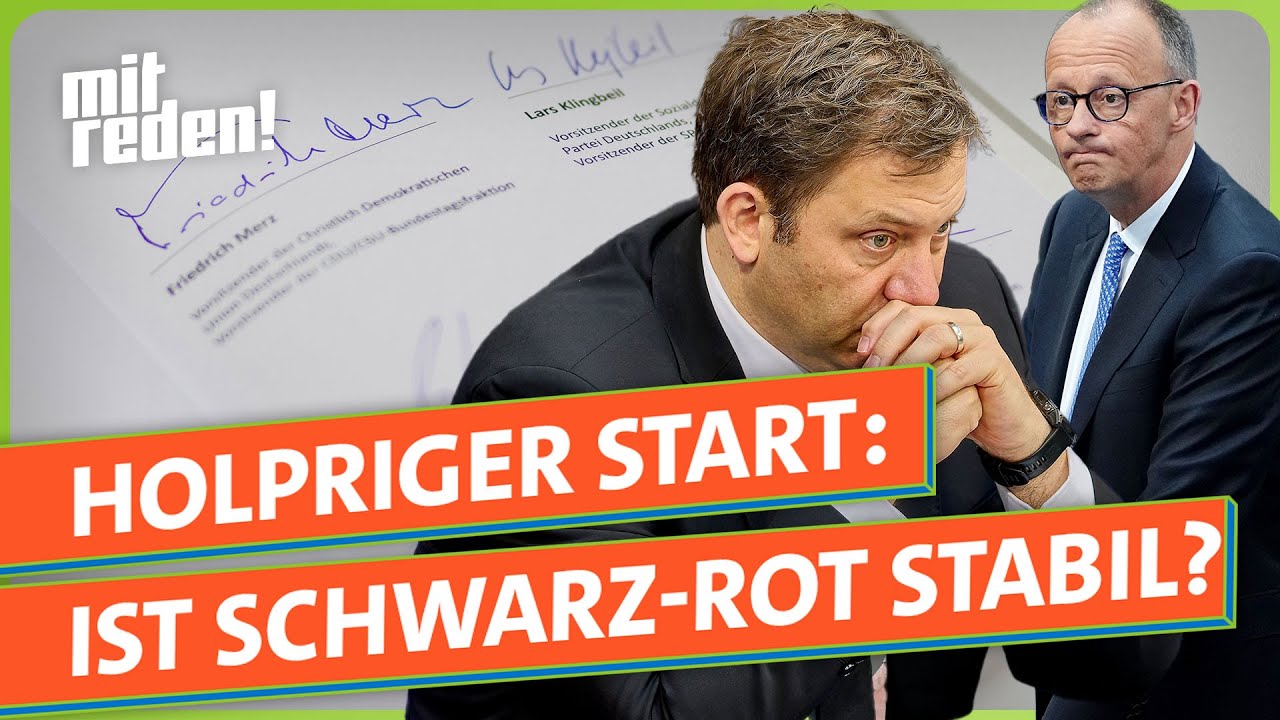 Holpriger Start - Was erwarten Sie von der Regierung Merz? | mitreden.ard.de