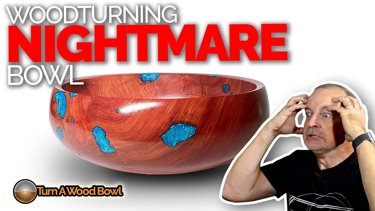 Wood Turning Red Cedar — Video