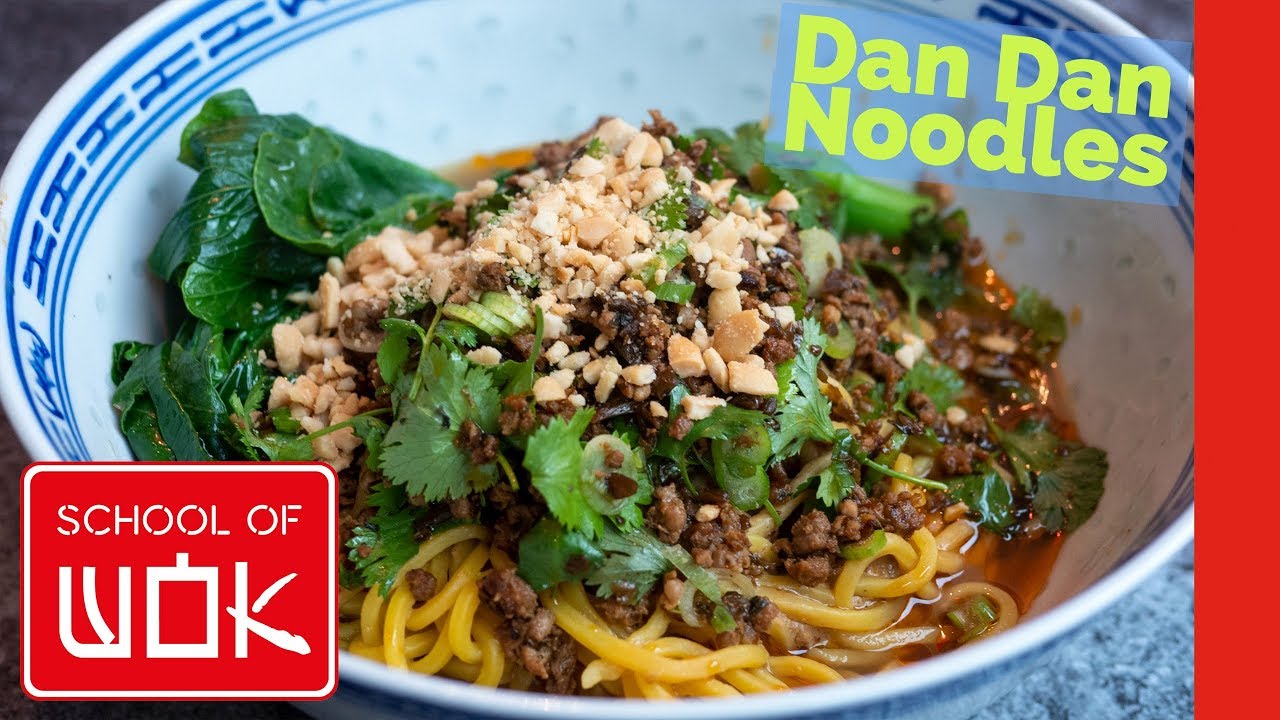 Spicy Chinese Dan Dan Noodles Recipe!