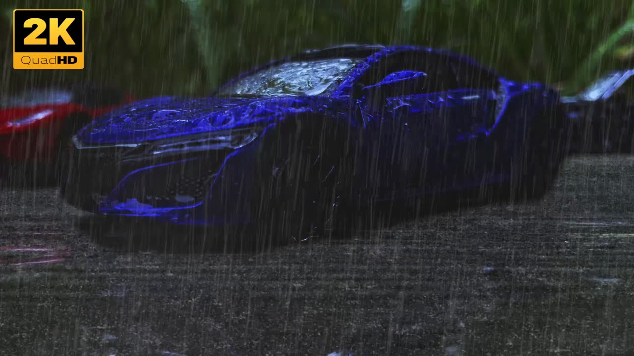 Rain Sounds on Car, Parking Places 🚘  - Heavy Rain Sounds for Sleeping 🌧️ 😴 #RSID014