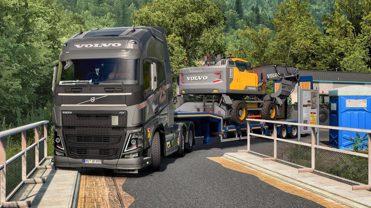 Maneuvering Massive Truck Through Narrow Streets Of Germany | #ets2 1.50
