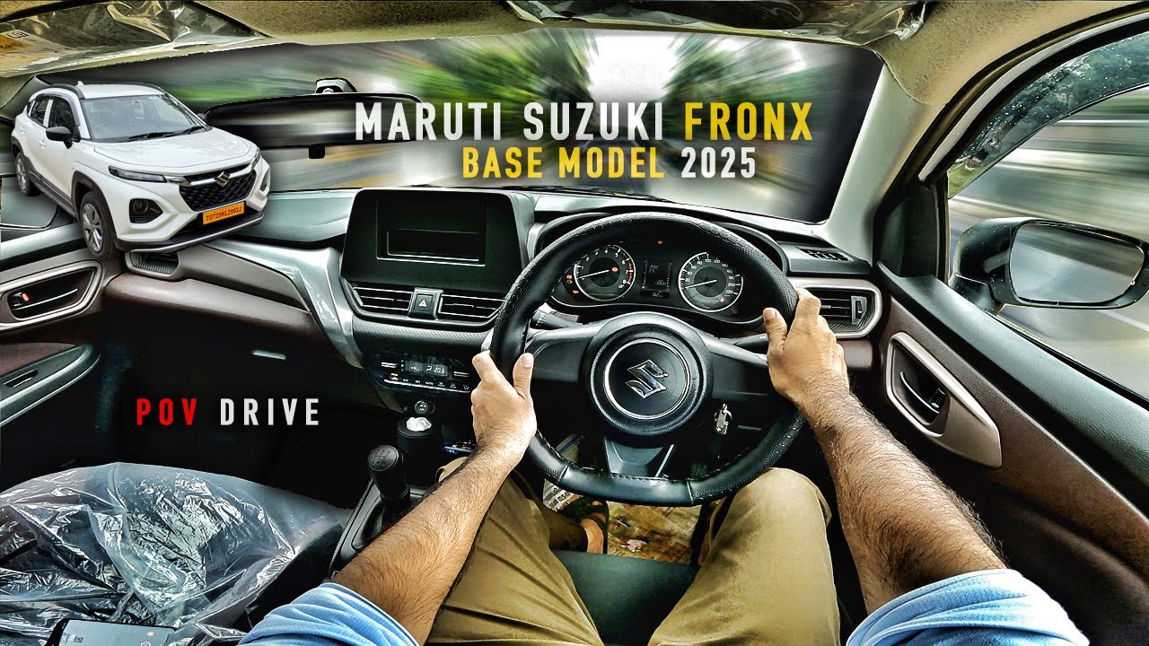 maruti suzuki fronx base model 2025 | fronx sigma 1.2L 89 BHP | fronx pov drive review | fronx 2025