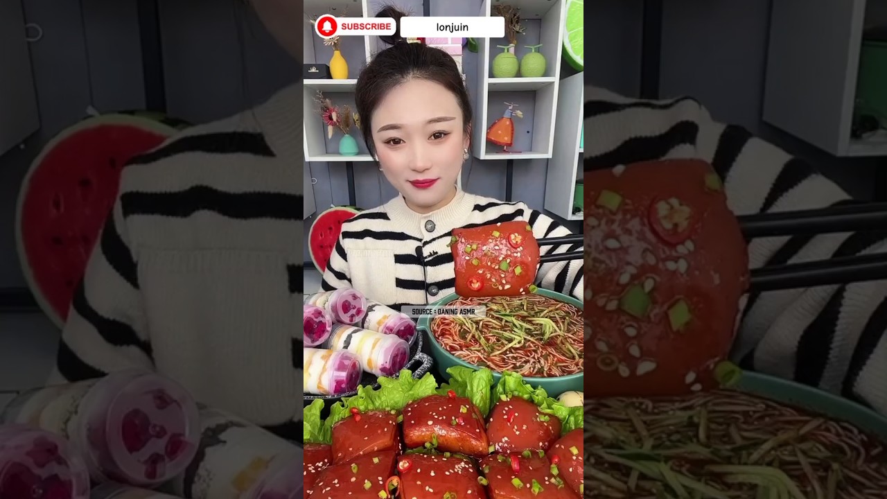ASMR Мукбанг: поедание вкусной, аппетитной и острой еды #2634