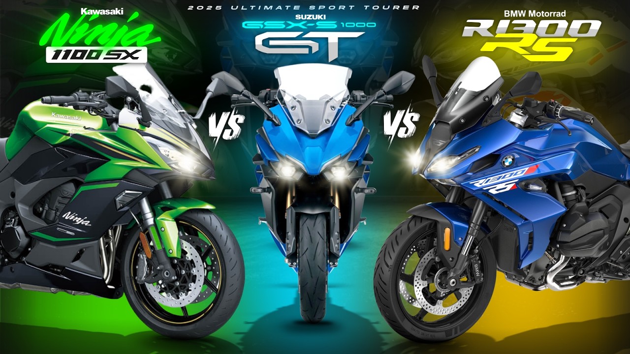 2025 Ultimate Sports Tourer ! ┃ Ninja 1100SX vs Suzuki GSX-S1000GT vs BMW R1300RS
