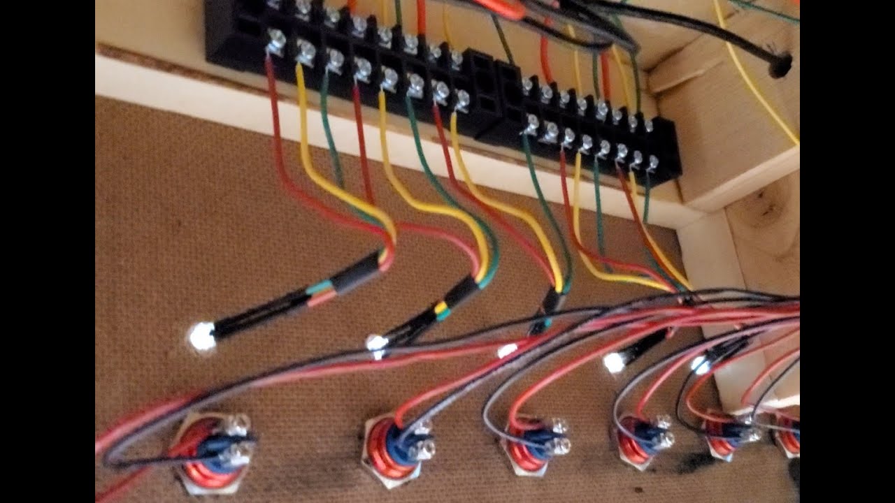 Wiring Bi-color LED's for Turnouts Through Tortoise Switch Machines. HO Scale 12x20 Layout Part 32