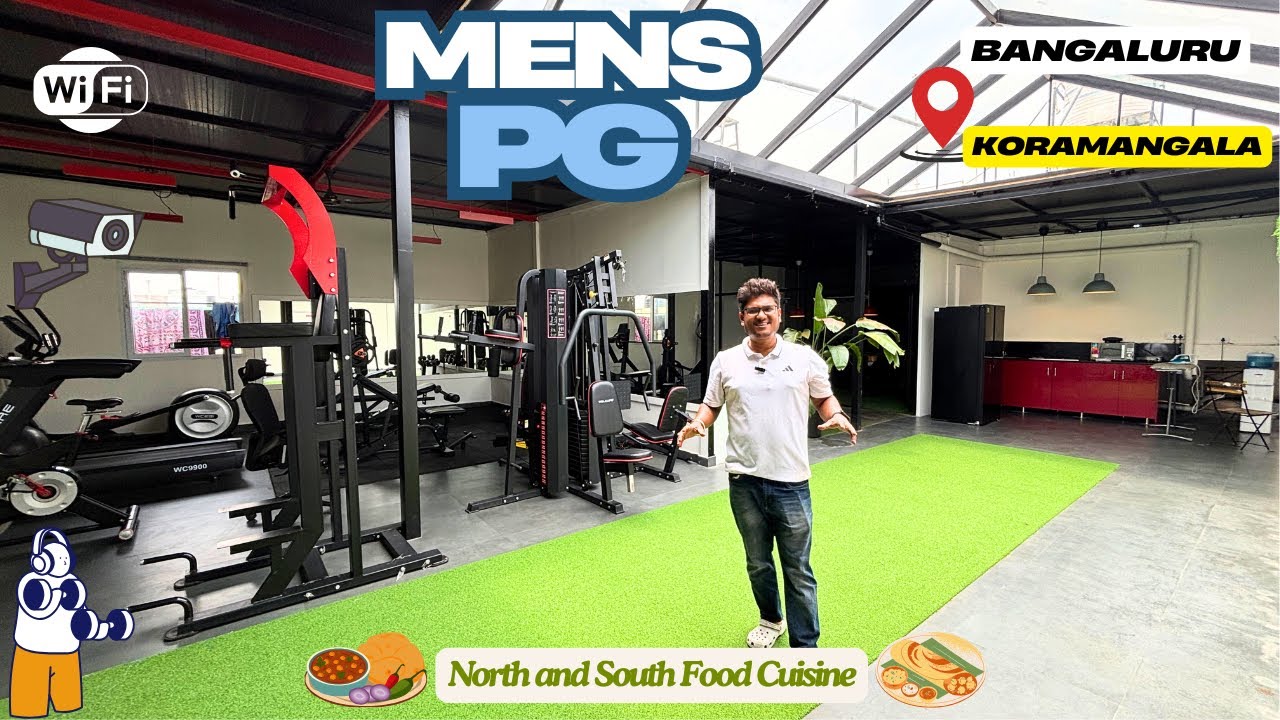 Best Men's PG in Koramangala | Private Theater, Gym, PS5, Food | PG Tour Bangalore 2025