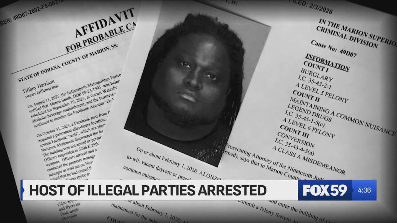 IMPD busts man on federal probation for promoting illegal after-hours parties