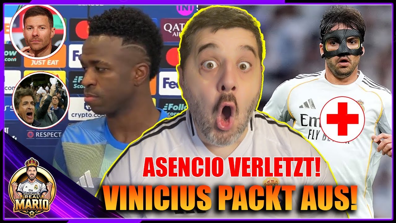 💣💥VINI ERZÄHLT ALLES: XABI ALONSO, PFIFFE & VERTRAG🔥|⛔⚠️ASENCIO VERLETZ❗REALs VERTEIDIGER ALBTRAUM!