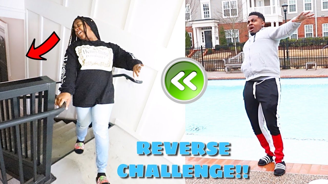 REVERSE CHALLENGE WITH GIRLFRIEND FOR 24 HOURS! *BAD IDEA*