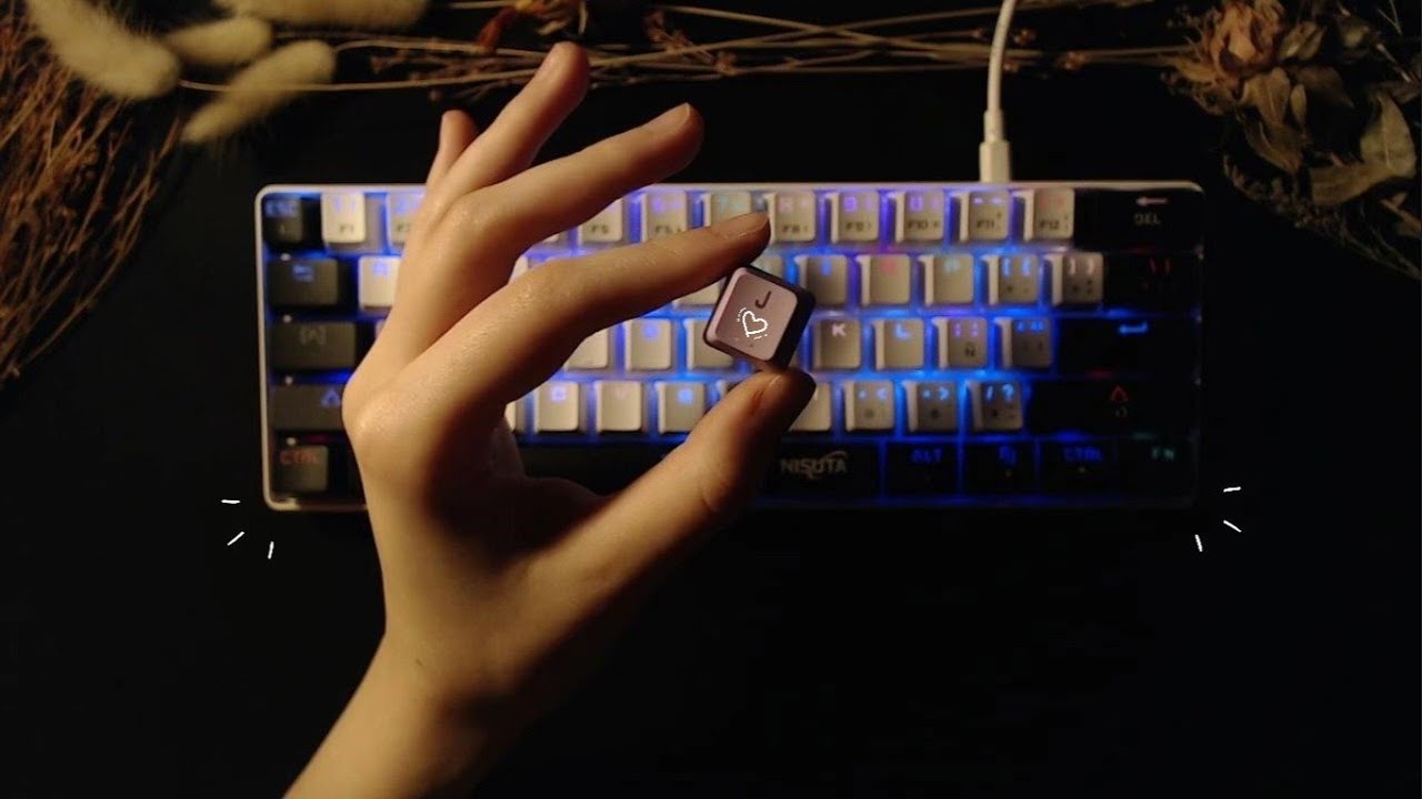ASMR Intentando algo nuevo | Mi PRIMER teclado mecánico ✧⁠ Nisuta 60%