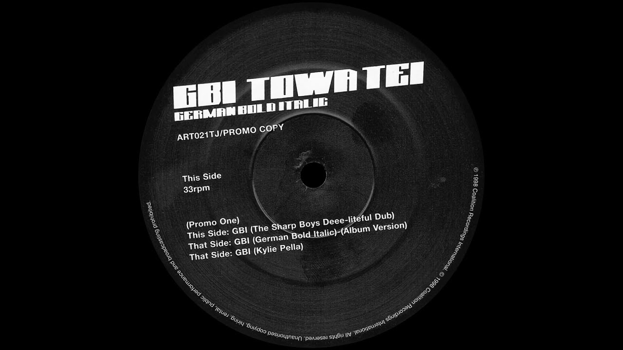 Towa Tei, Kylie Minogue - GBI (The Sharp Boys Deee-Liteful Dub)
