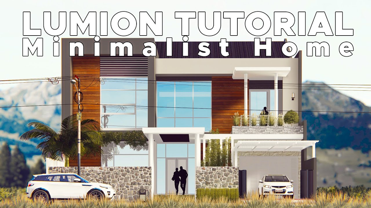 Lumion 6 Rendering Tutorial #59 - Minimalist Home